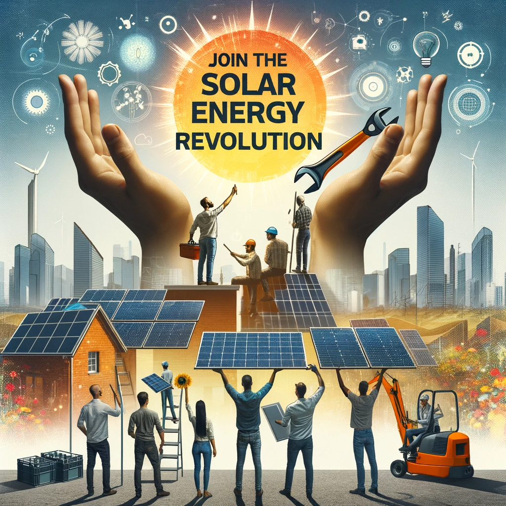 Werden sie Teil Der Solarenergie-Revolution